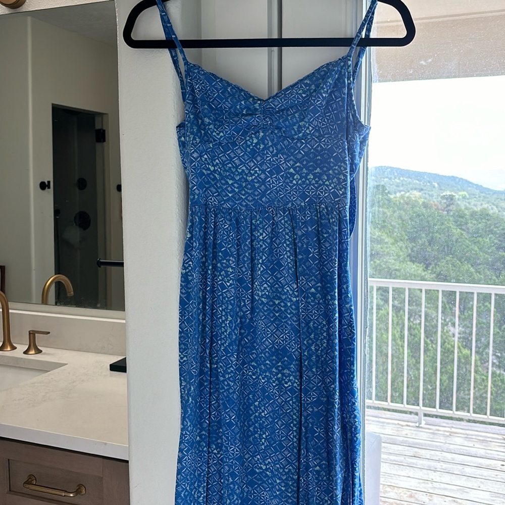 Hollister, Blue, XS, high slit dress